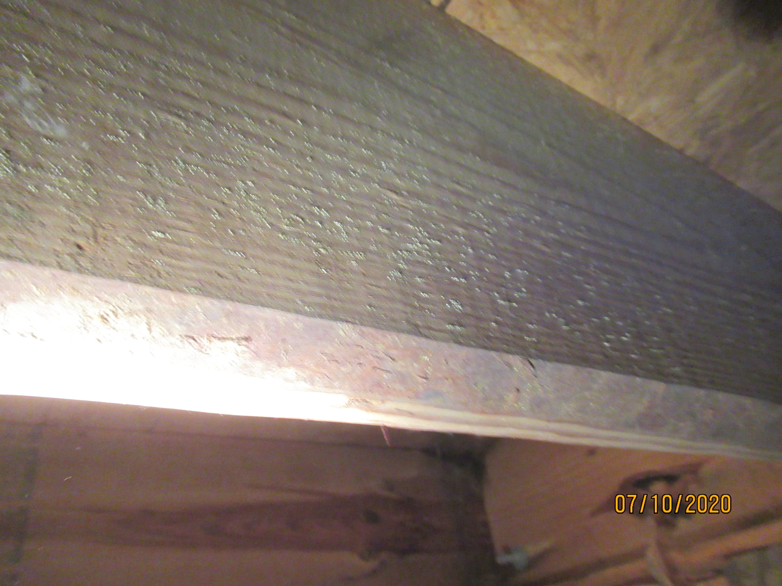 Floor frame mold growth