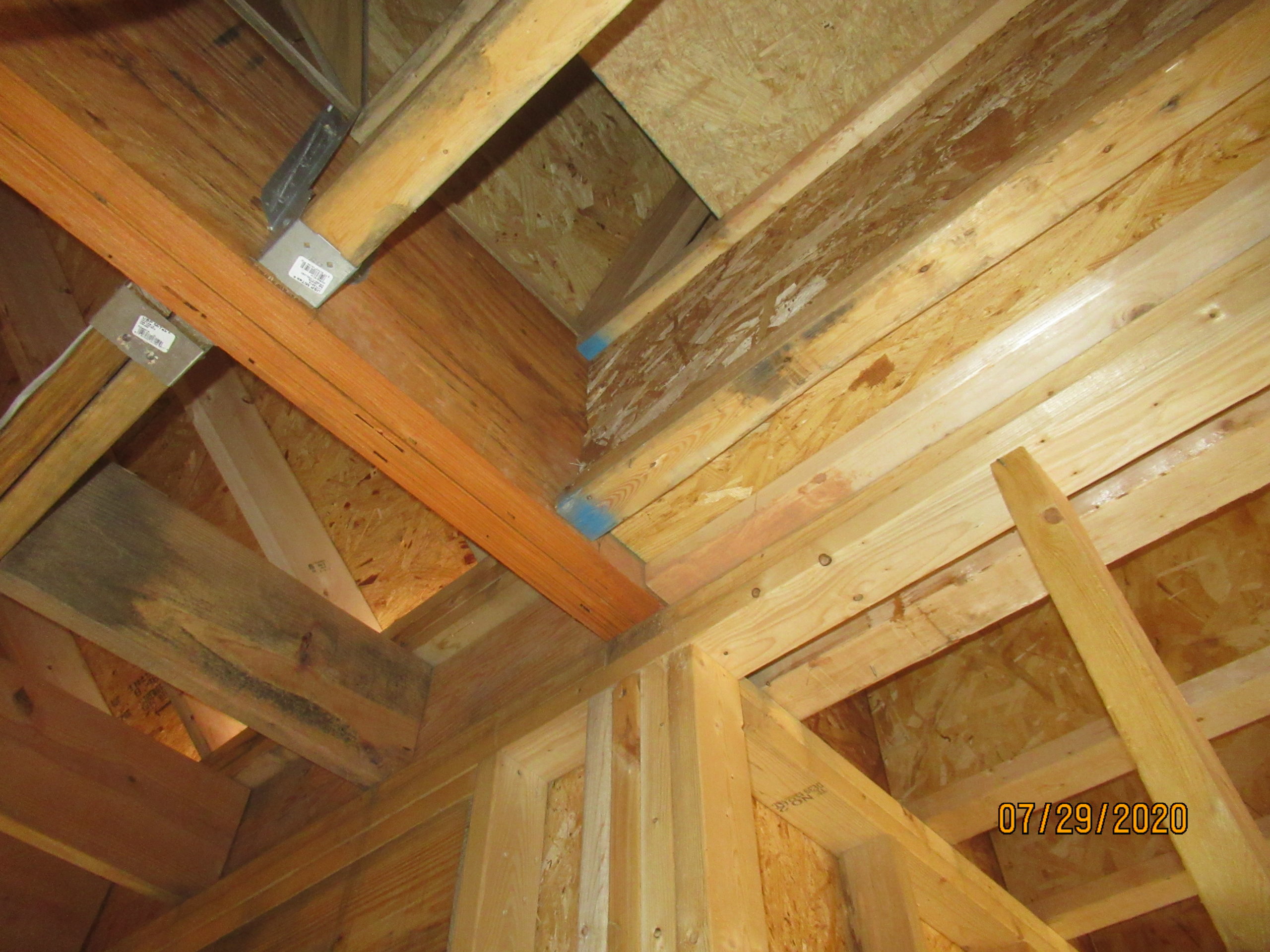 Unsupported I-joist